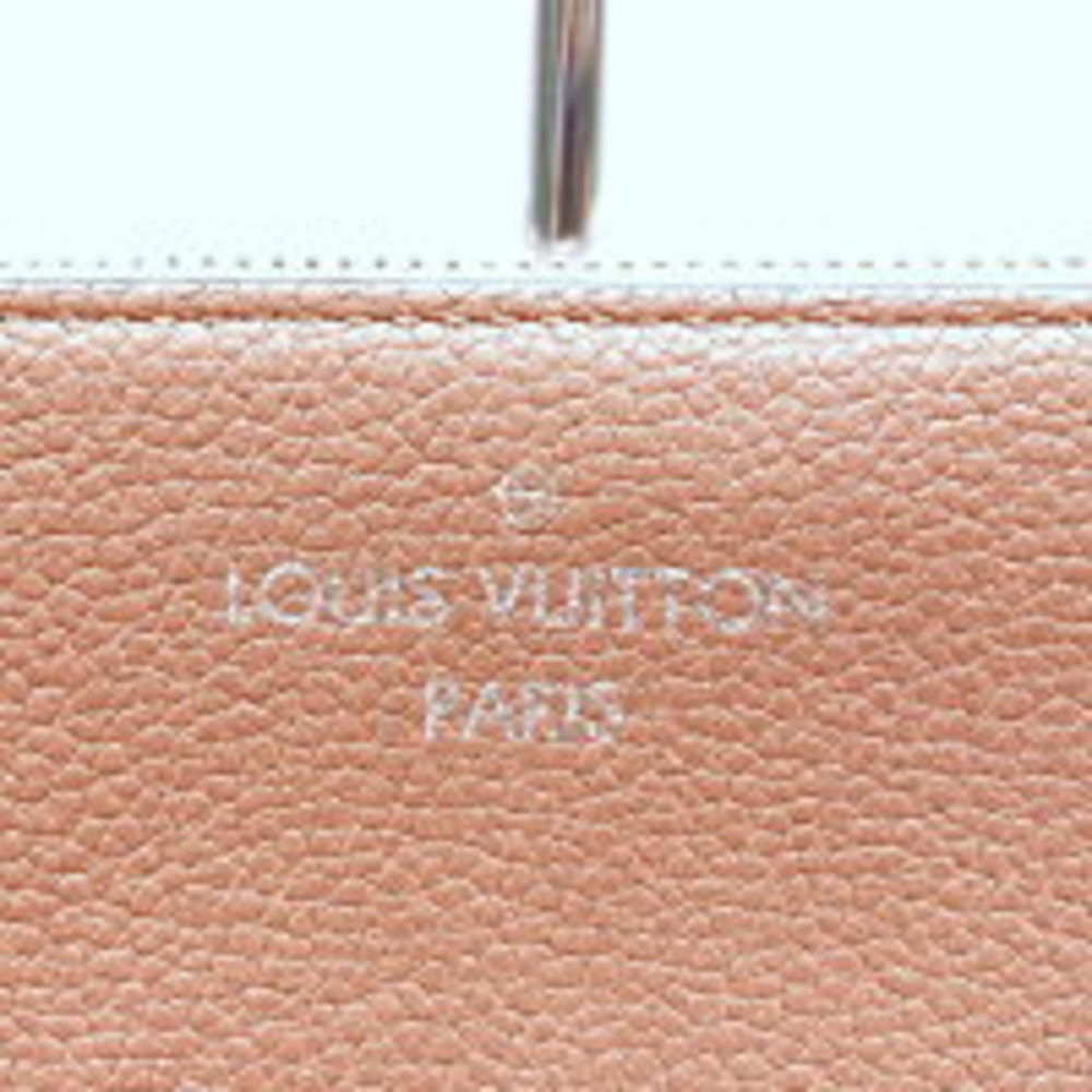Louis Vuitton Comete Leather Wallet Portefeuille Pink Magnolia Long